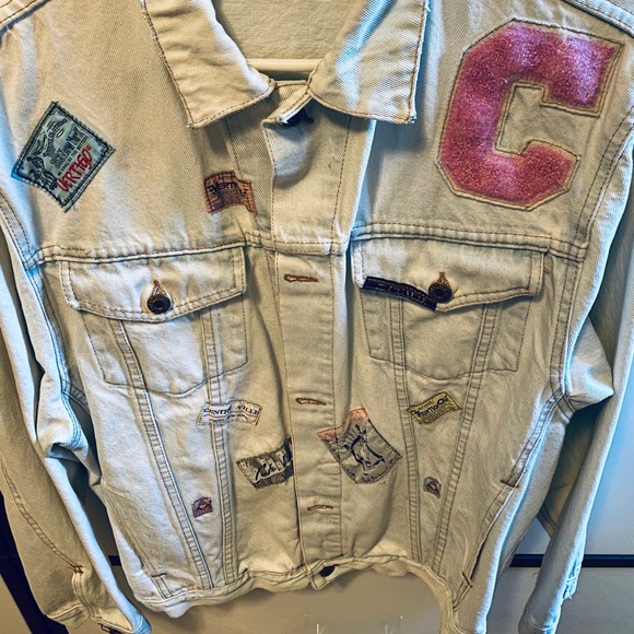 Vintage 80s Vertigo Paris Patch Jean “C” Jacket - Picture 4 of 16